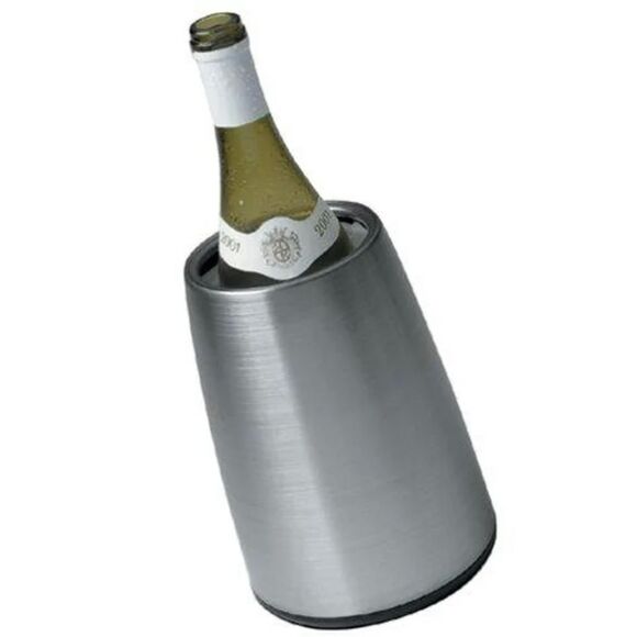 Vacu Vin Elegant Active Stainless Steel Wine Cooler-NIB - Picture 2 of 12